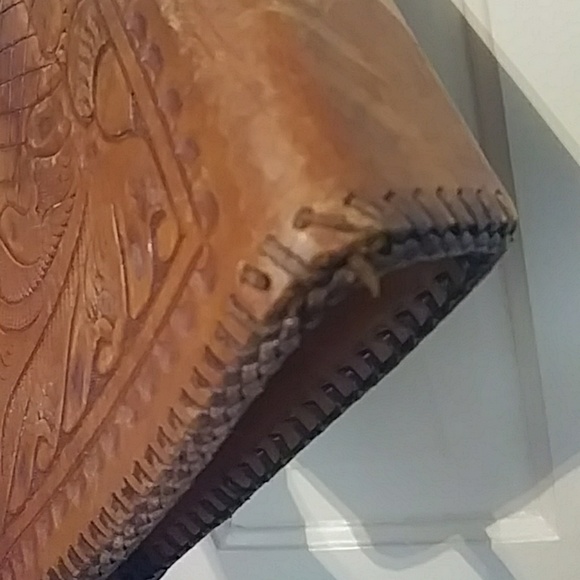 🎆Vintage Hand Tooled Leather Purse - Picture 8 of 8